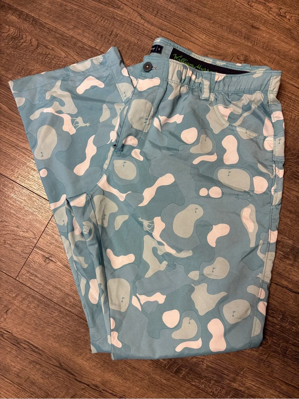 William Murray Pants Mens 40 Camo Straight Fit Golf Casual Stretch Lightweight